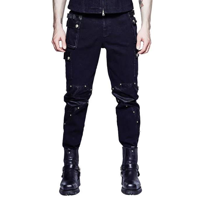 kalhoty gothic PUNK RAVE Militarist XXL